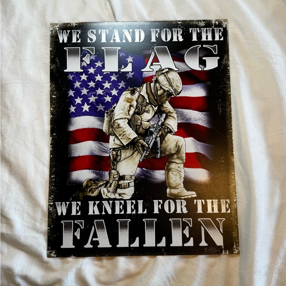 Patriotic Soldier Poster
